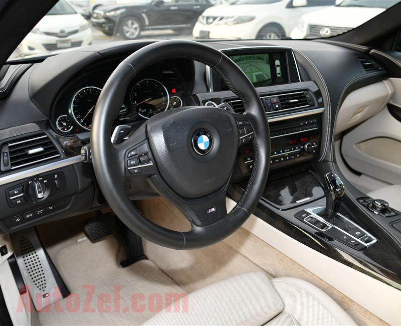 BMW 650i- 2014- BLUE- 174 000 KM- GCC