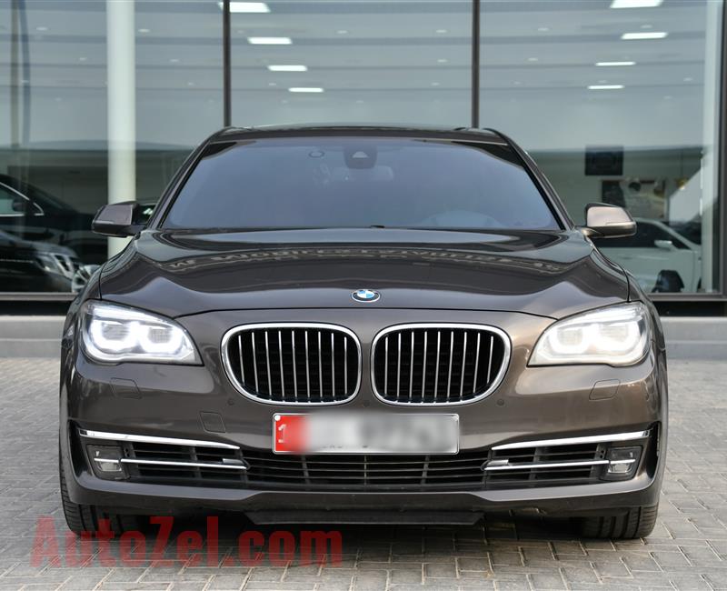 BMW 750Li, V8- 2013- BROWN- 185 000 KM- GCC