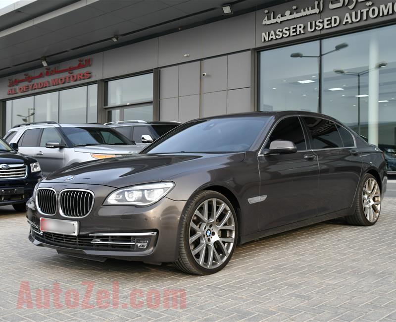 BMW 750Li, V8- 2013- BROWN- 185 000 KM- GCC