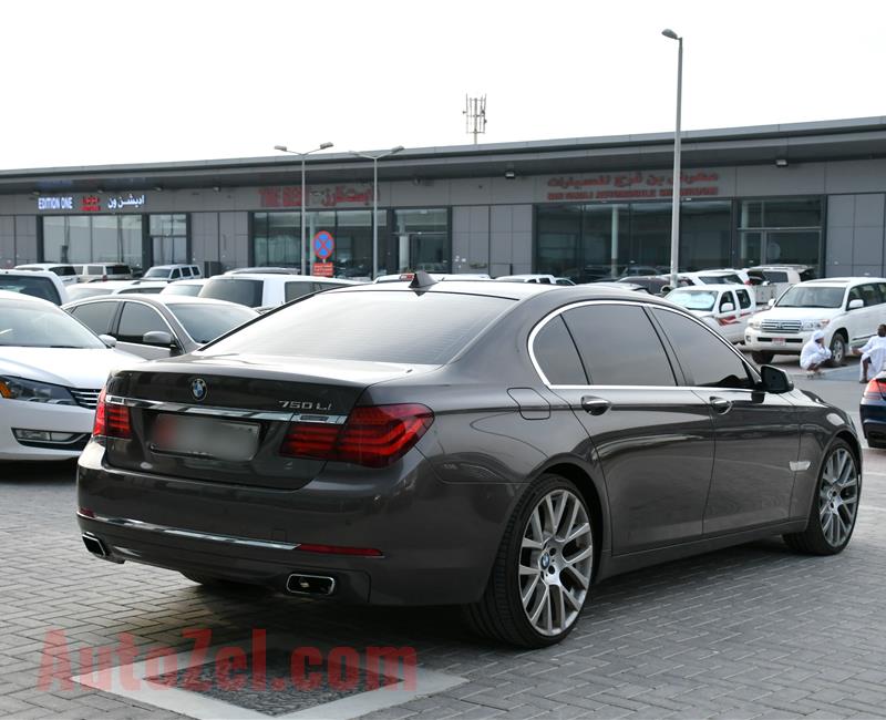 BMW 750Li, V8- 2013- BROWN- 185 000 KM- GCC