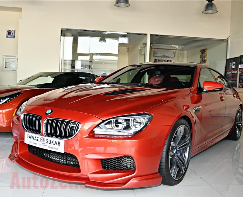 BMW M6 MODEL 2014 - RED - 153,000 KM - V8 - GCC 