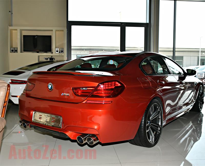 BMW M6 MODEL 2014 - RED - 153,000 KM - V8 - GCC 