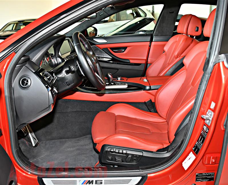 BMW M6 MODEL 2014 - RED - 153,000 KM - V8 - GCC 