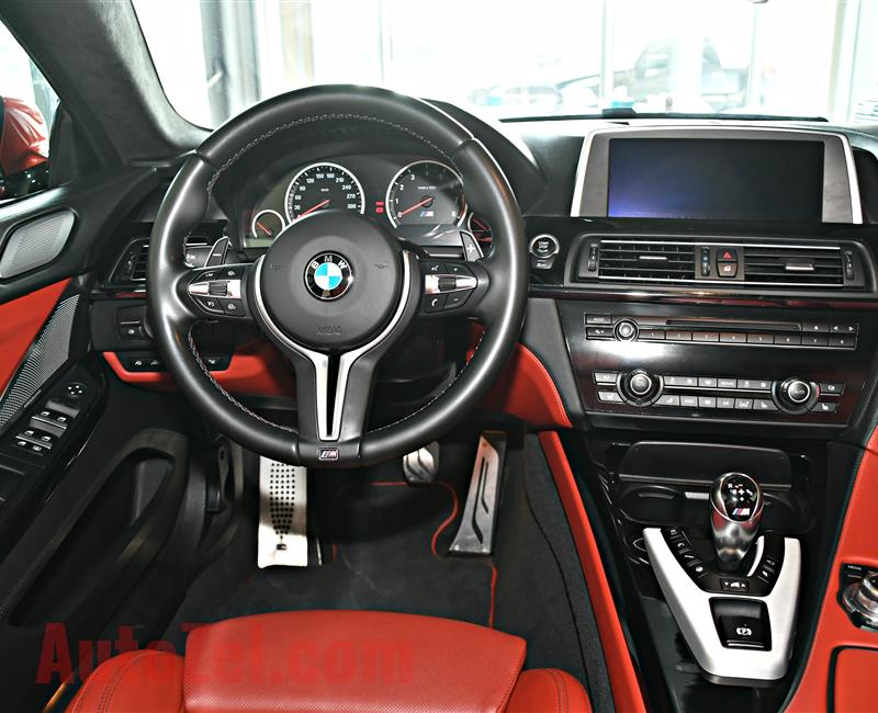 BMW M6 MODEL 2014 - RED - 153,000 KM - V8 - GCC 