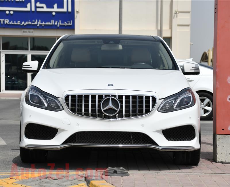 MERCEDES-BENZ E300- 2016- WHITE- 35 000 KM- GCC SPECS