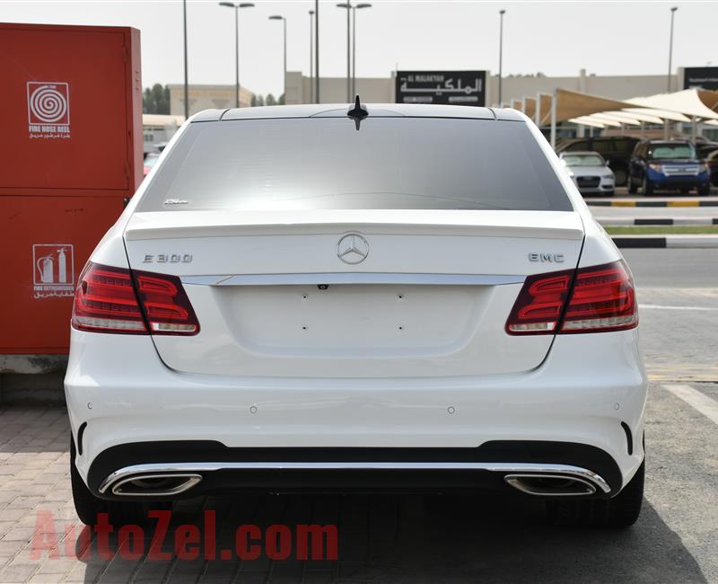 MERCEDES-BENZ E300- 2016- WHITE- 35 000 KM- GCC SPECS