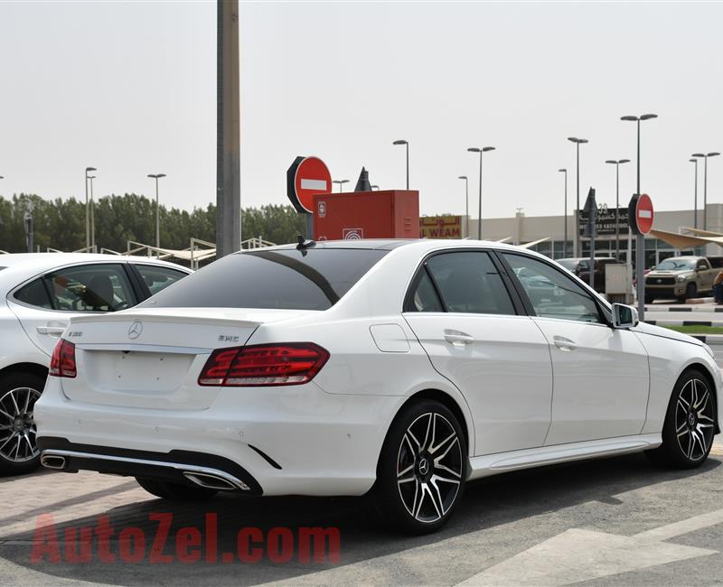 MERCEDES-BENZ E300- 2016- WHITE- 35 000 KM- GCC SPECS