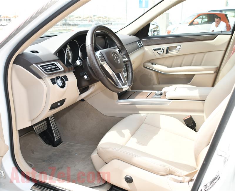 MERCEDES-BENZ E300- 2016- WHITE- 35 000 KM- GCC SPECS