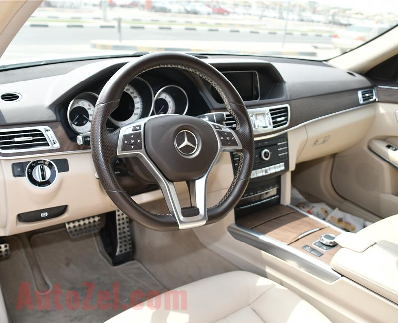 MERCEDES-BENZ E300- 2016- WHITE- 35 000 KM- GCC SPECS