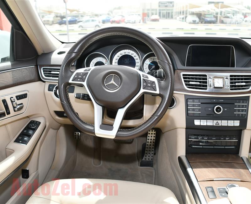 MERCEDES-BENZ E300- 2016- WHITE- 35 000 KM- GCC SPECS