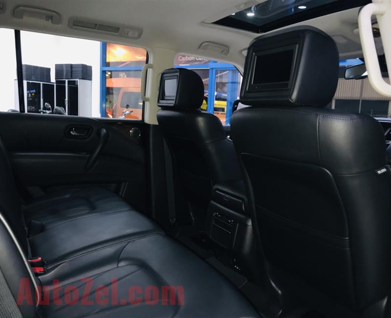 INFINTI QX80, V8 - 2014- GREY- 210 000 KM- GCC