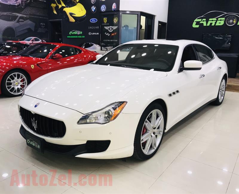 MASERATI QUATTROPORTE GTS, V8 - 2014 - WHITE- 95 000 KM- GCC