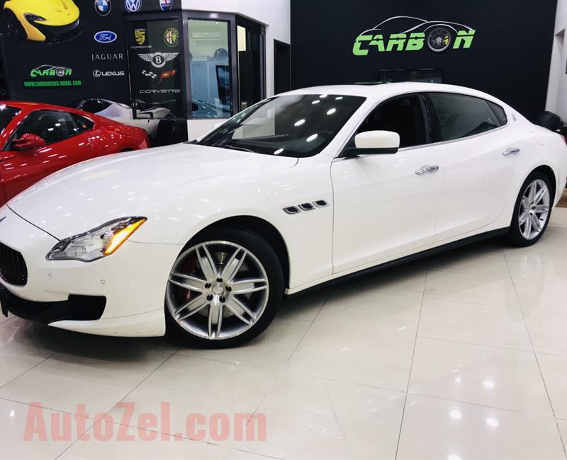 MASERATI QUATTROPORTE GTS, V8 - 2014 - WHITE- 95 000 KM- GCC