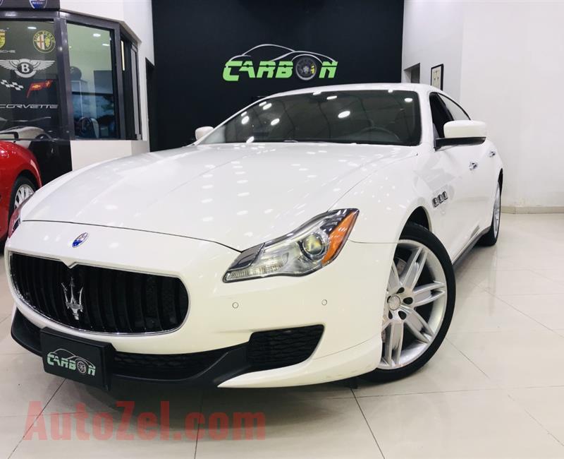 MASERATI QUATTROPORTE GTS, V8 - 2014 - WHITE- 95 000 KM- GCC