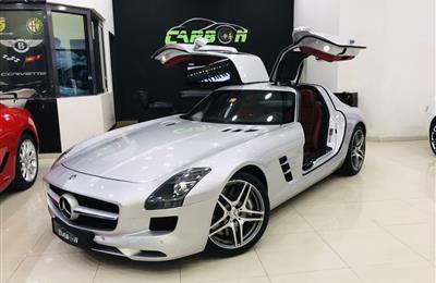 MERCEDES SLS 63 ///AMG, V8 - 2011- SILVER- 23 000 KM- GCC