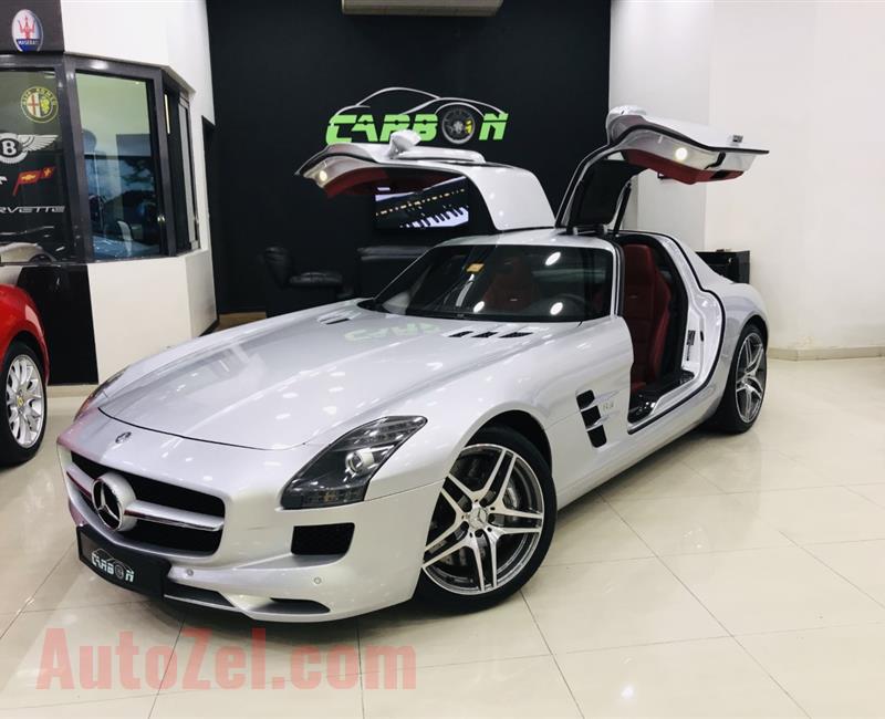 MERCEDES SLS 63 ///AMG, V8 - 2011- SILVER- 23 000 KM- GCC