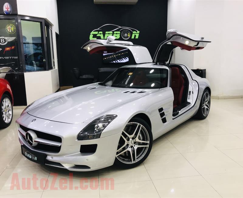 MERCEDES SLS 63 ///AMG, V8 - 2011- SILVER- 23 000 KM- GCC