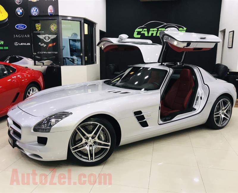 MERCEDES SLS 63 ///AMG, V8 - 2011- SILVER- 23 000 KM- GCC