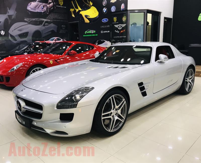 MERCEDES SLS 63 ///AMG, V8 - 2011- SILVER- 23 000 KM- GCC