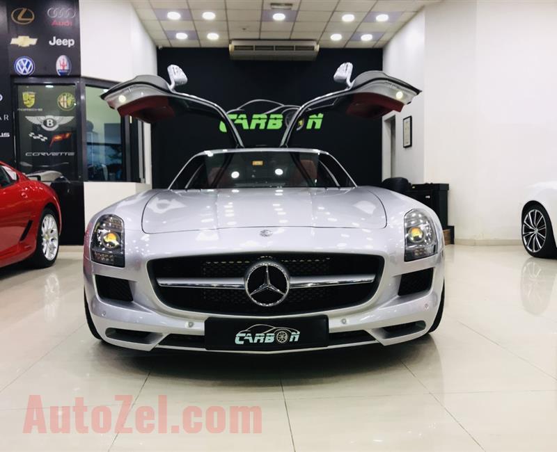 MERCEDES SLS 63 ///AMG, V8 - 2011- SILVER- 23 000 KM- GCC