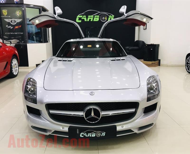 MERCEDES SLS 63 ///AMG, V8 - 2011- SILVER- 23 000 KM- GCC