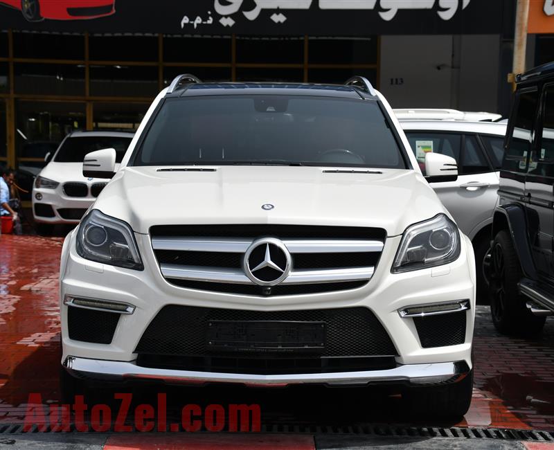 MERCEDES-BENZ GL500- 2013- WHITE- 108 000 KM- GCC SPECS