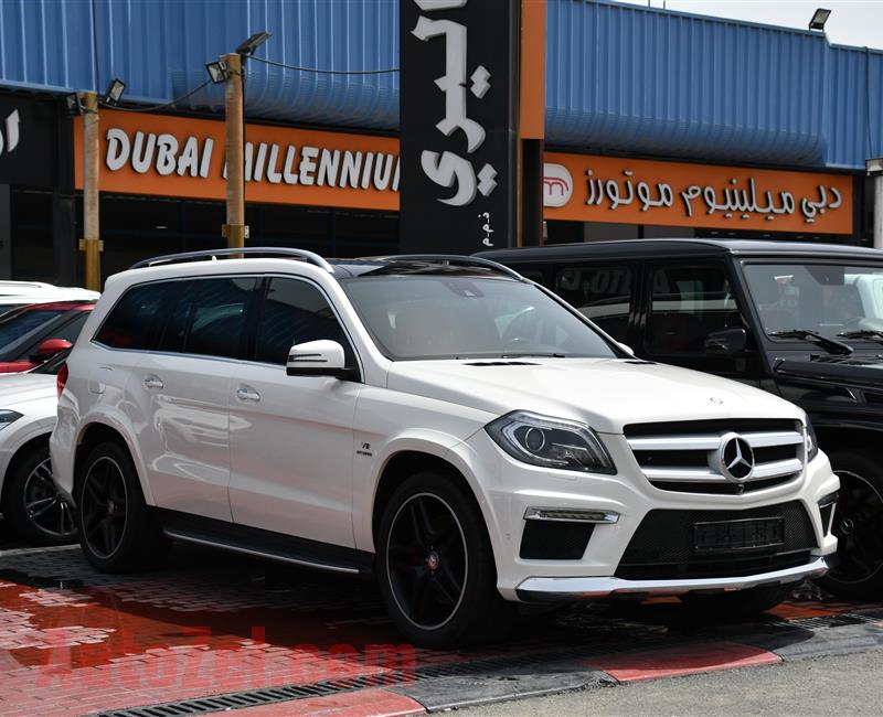 MERCEDES-BENZ GL500- 2013- WHITE- 108 000 KM- GCC SPECS