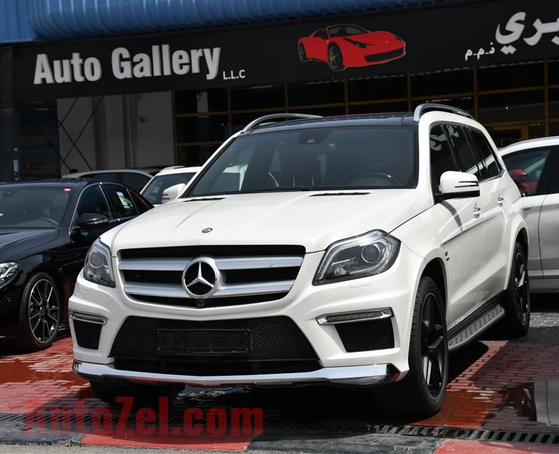 MERCEDES-BENZ GL500- 2013- WHITE- 108 000 KM- GCC SPECS