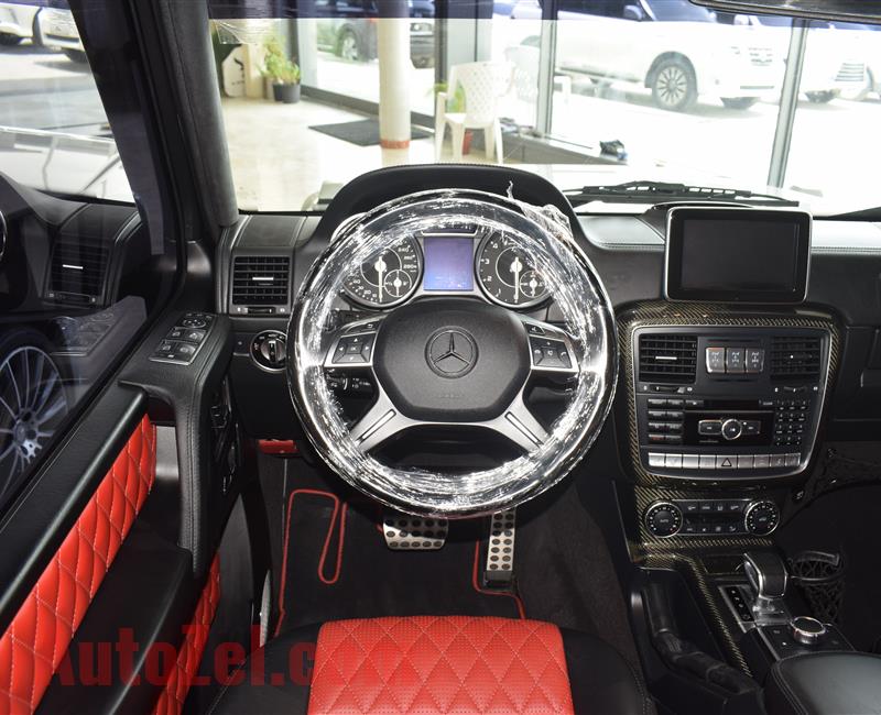 MERCEDES-BENZ G63, V8- 2015- WHITE- 125 000 KM- GCC