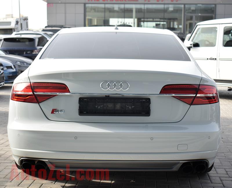 AUDI S8, V8- 2016- WHITE- 100 000 KM- GCC