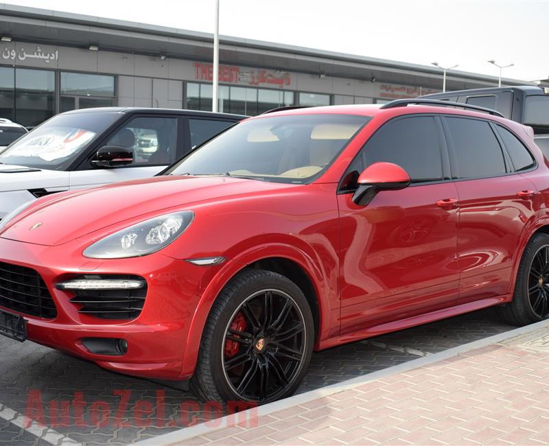 PORSCHE CAYENNE GTS, V8- 2014- RED- 200 000 KM- GCC