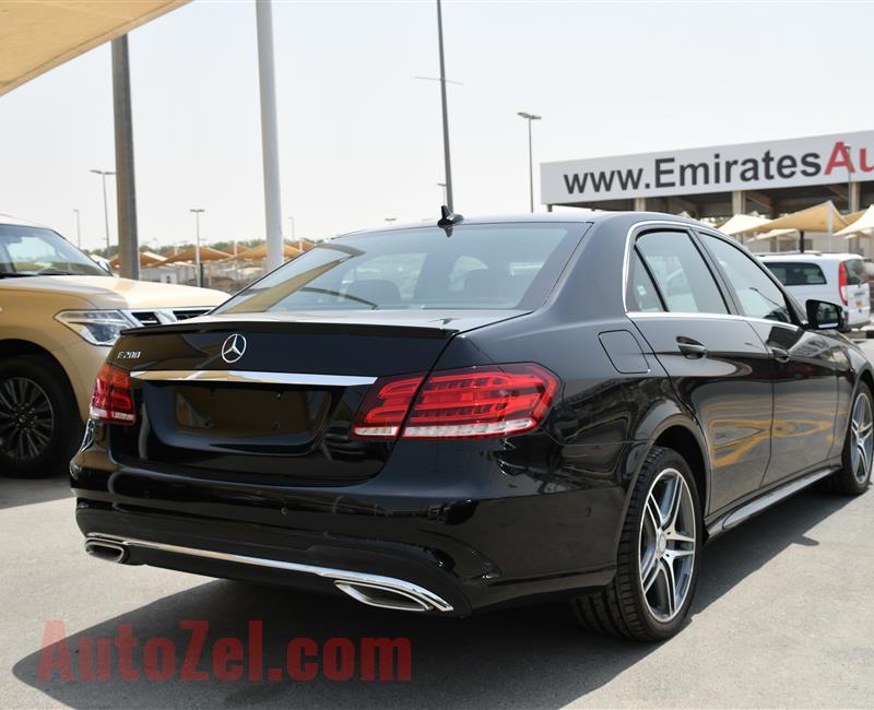 MERCEDES-BENZ E200- 2016- BLACK- 82 000 KM- GCC SPECS