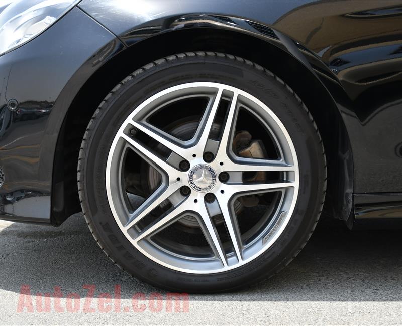 MERCEDES-BENZ E200- 2016- BLACK- 82 000 KM- GCC SPECS