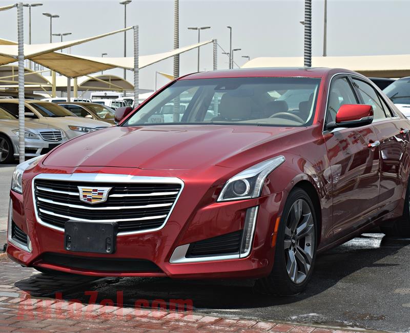 CADILAC  CTS MODEL 2013 - RED - 97,000 KM - V4 - GCC 