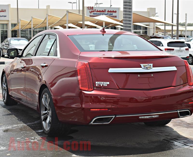 CADILAC  CTS MODEL 2013 - RED - 97,000 KM - V4 - GCC 