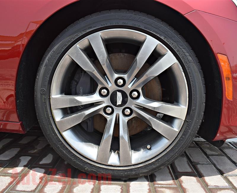 CADILAC  CTS MODEL 2013 - RED - 97,000 KM - V4 - GCC 