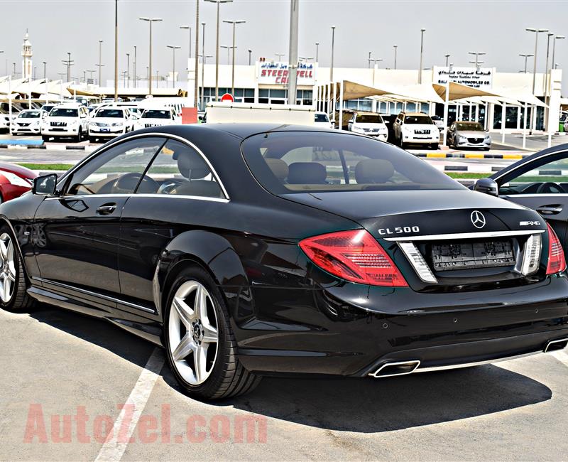 MERCEDES BENZ CL500 MODEL 2011 - BLACK - 92,000 KM - V8 - GCC 