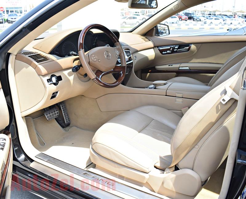 MERCEDES BENZ CL500 MODEL 2011 - BLACK - 92,000 KM - V8 - GCC 