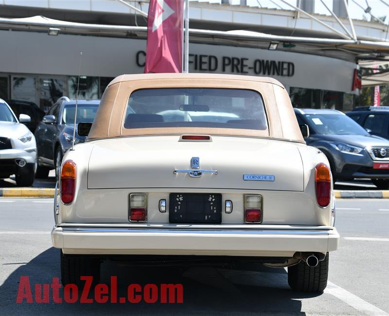 ROLLS ROYCE CORNICHE II - 1988 - V8 - AMERICAN SPECS - CONVERTIBLE