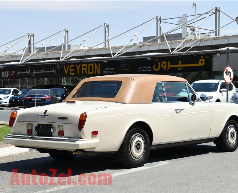 ROLLS ROYCE CORNICHE II - 1988 - V8 - AMERICAN SPECS - CONVERTIBLE