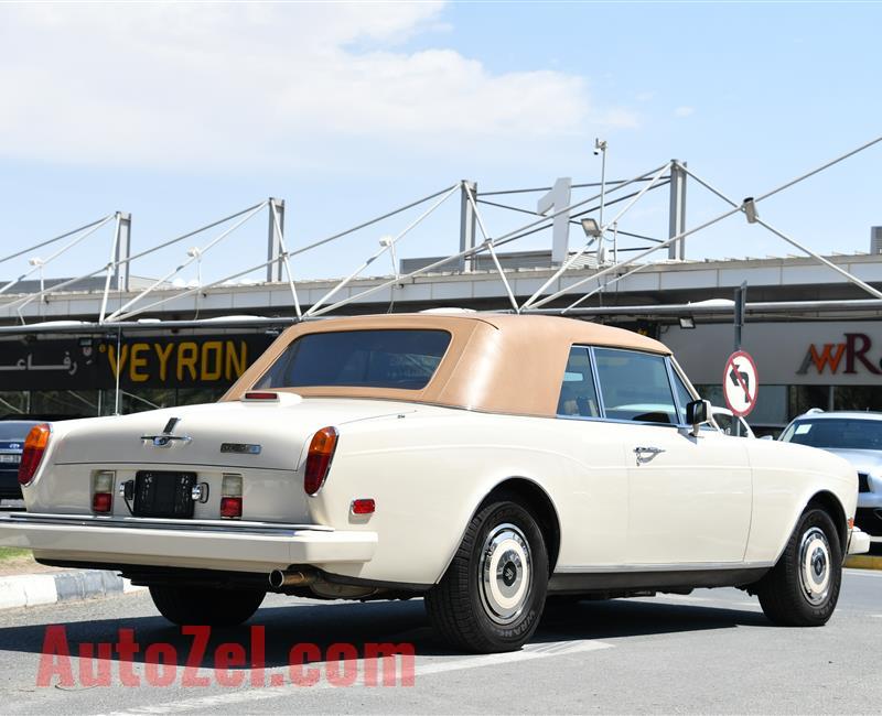 ROLLS ROYCE CORNICHE II - 1988 - V8 - AMERICAN SPECS - CONVERTIBLE