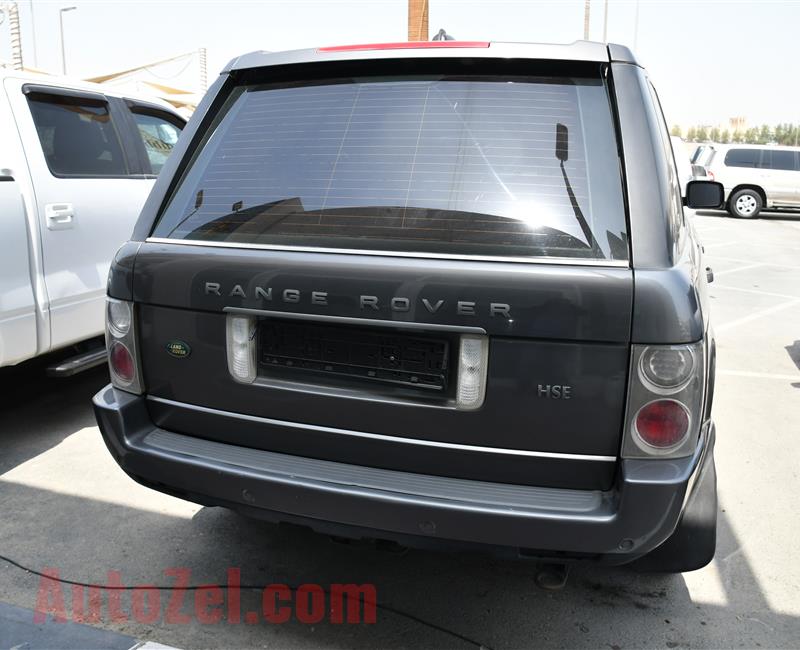 RANGE ROVER HSE, V8- 2006- GREY- 200 000 KM- GCC