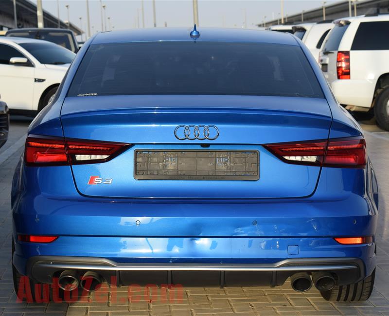 AUDI S3- 2017- BLUE- 72 000 KM- GCC, FULL OPTION