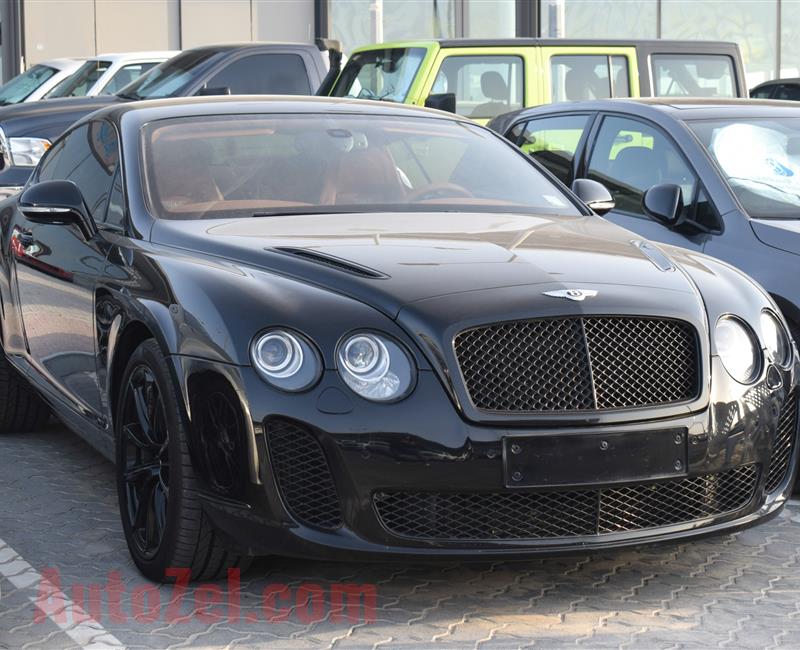 BENTLEY CONTINENTAL GT: SPEED MULLINER- 2011- BLACK- 143 000 KM- GCC