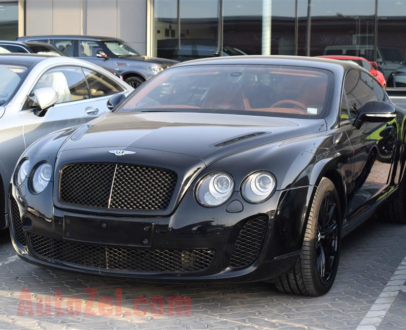 BENTLEY CONTINENTAL GT: SPEED MULLINER- 2011- BLACK- 143 000 KM- GCC