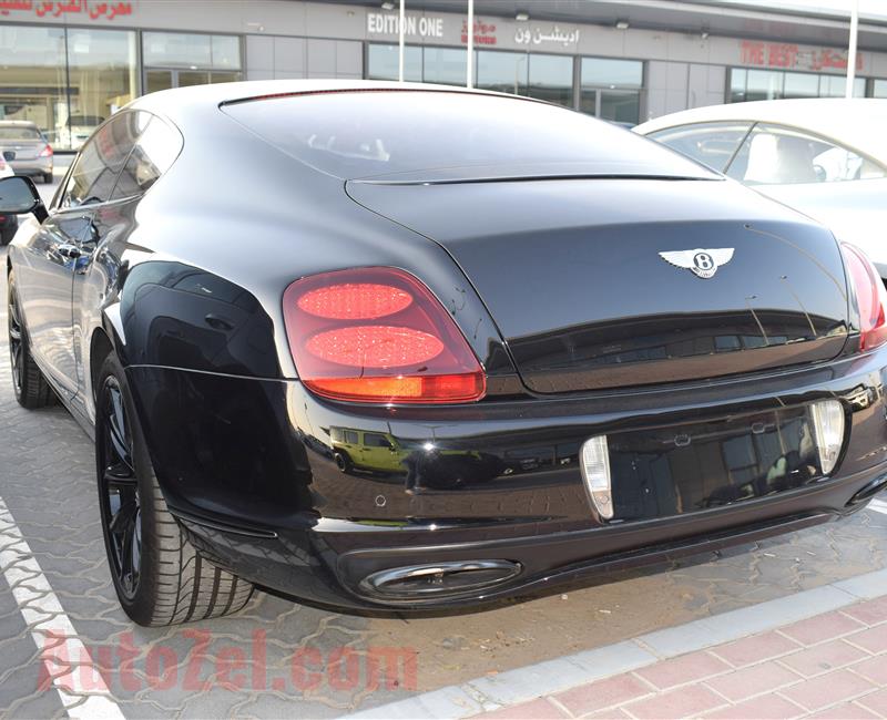 BENTLEY CONTINENTAL GT: SPEED MULLINER- 2011- BLACK- 143 000 KM- GCC