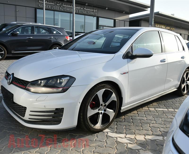 VOLKSWAGEN GTI MODEL 2015 - WHITE - 220,000 KM - V4 - GCC 