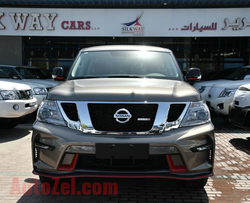 BRAND NEW NISSAN PATROL XE, NISMO KIT- 2019- BROWN/GREY- ZERO KM- GCC