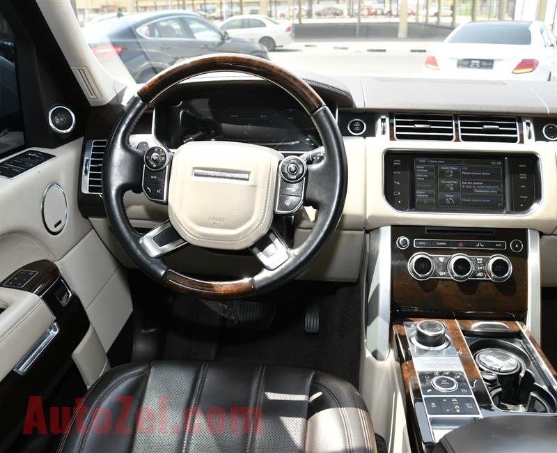 RANGE ROVER VOGUE SUPERCHARGED- 2014- WHITE- 118 000 KM- GCC SPECS