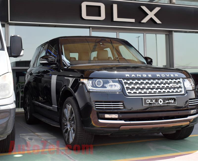 RANGE ROVER HSE- 2014- BLACK- 120 000 KM- GCC